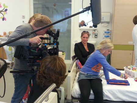 Opnames voor KWF portret in het ziekenhuis